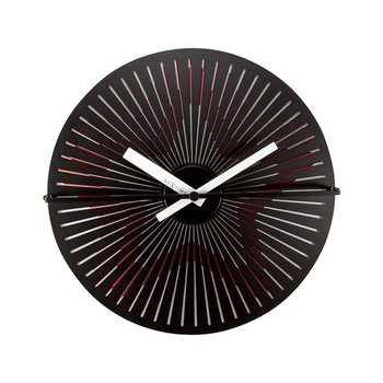 Ceas de perete, NeXtime, Star, 30 cm, lemn, Negru Ceas de perete, NeXtime, Star, 30 cm, lemn, Negru