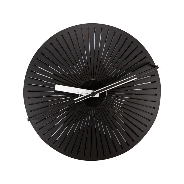 Ceas de perete, NeXtime, Kinegram Star, 30 cm, negru