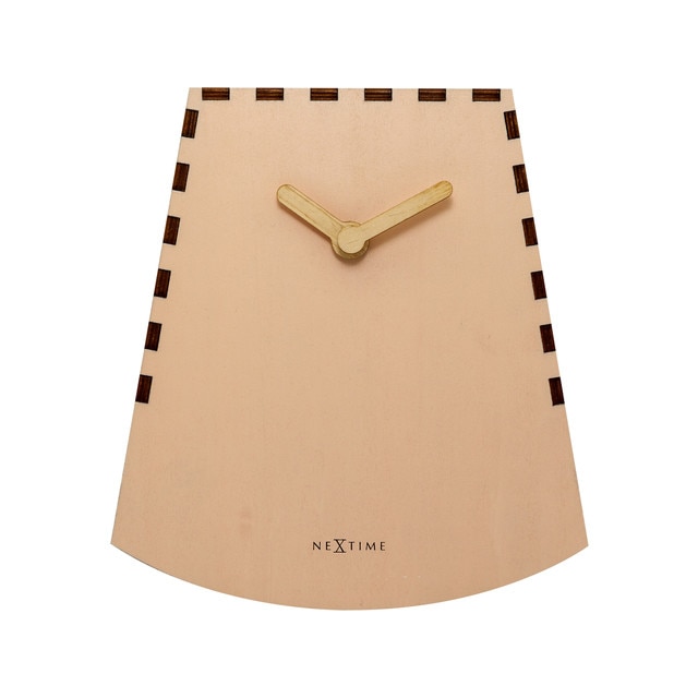Ceas de perete, NeXtime, Rocky, 19.5x18x8.8 cm, bej