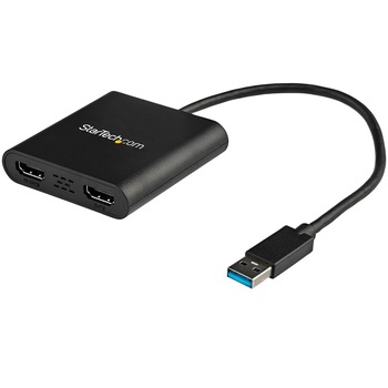 Adaptor Startech USB 3.0 la Dual HDMI, 1x 4K 30Hz & 1x 1080p, External Video & Graphics Card, Display Adapter, Windows 7/8/10, Black Adaptor Startech USB 3.0 la Dual HDMI, 1x 4K 30Hz & 1x 1080p, External Video & Graphics Card, Display Adapter, Windows 7/8/10, Black