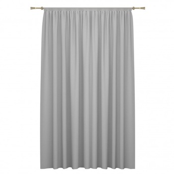 Perdea voal L 150x260 cm prindere cu rejansa culoare gri Perdea voal L 150x260 cm prindere cu rejansa culoare gri