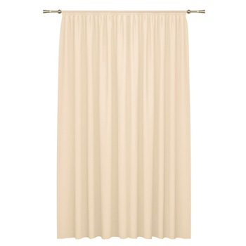 Perdea voal L 300x260 cm prindere cu rejansa culoare crem deschis Perdea voal L 300x260 cm prindere cu rejansa culoare crem deschis