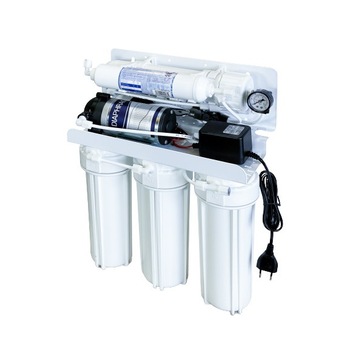 Purificator de apa complet, cu osmoza inversa, 7 stadii pentru apa de fantana/put - Alba by AquaLight Purificator de apa complet, cu osmoza inversa, 7 stadii pentru apa de fantana/put - Alba by AquaLight