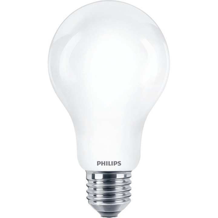 Bec LED Philips Classic EyeComfort, A67,E27, 17.5W (150W), 2452 lm, lumina alba calda (2700K), clasa energetica D