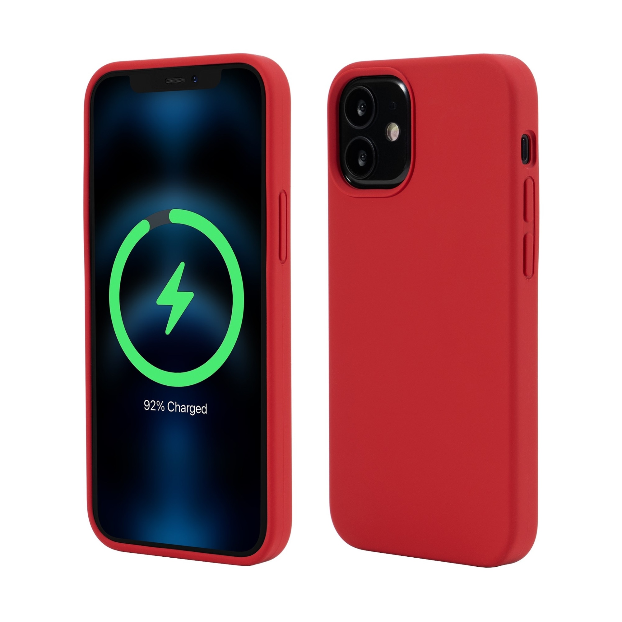 Husa pentru iPhone 12 Mini, Vetter GO, Soft Touch, Rosie