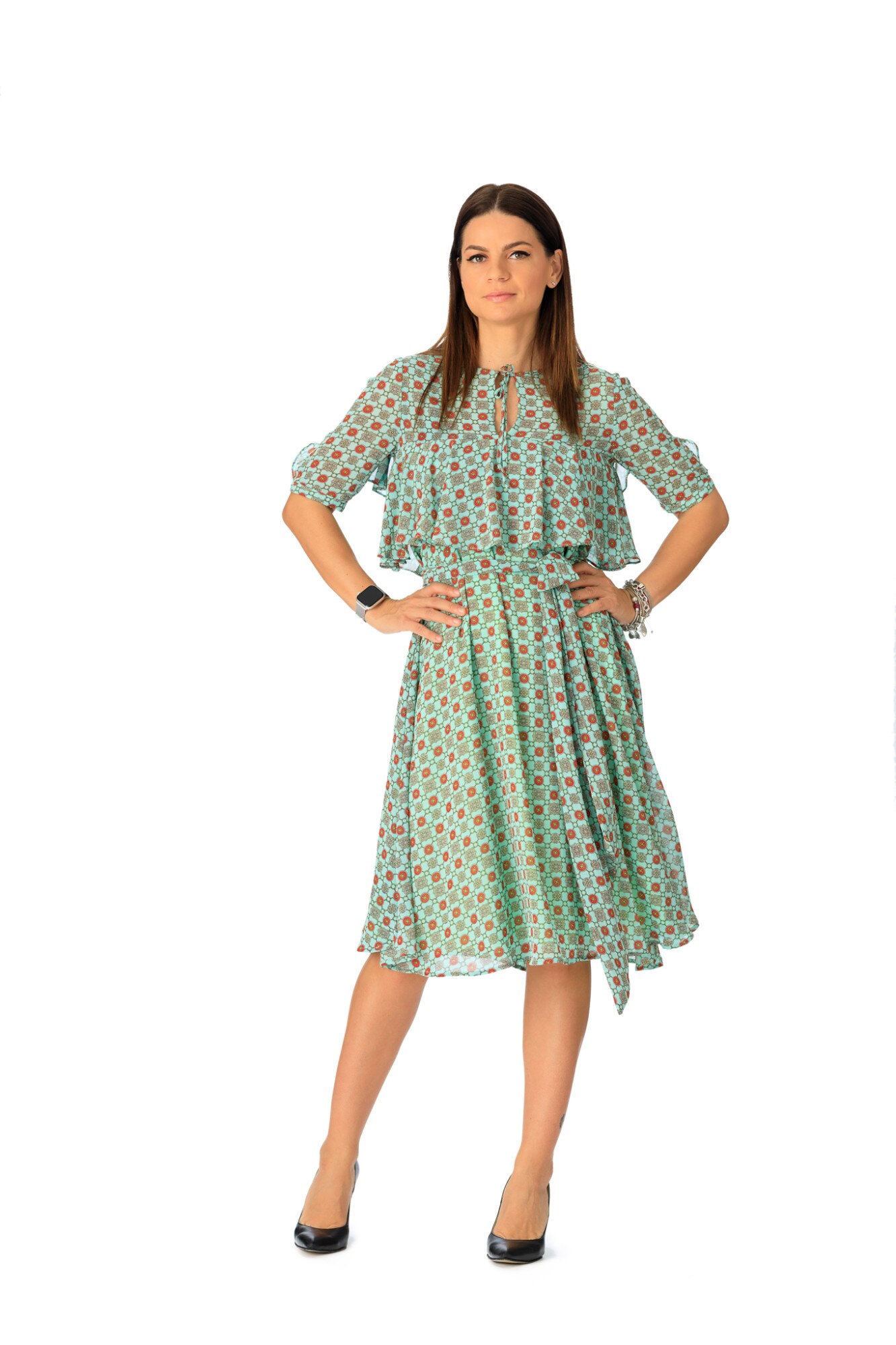 Rochie vaporoasa, Giorgal, Massima, cu volan