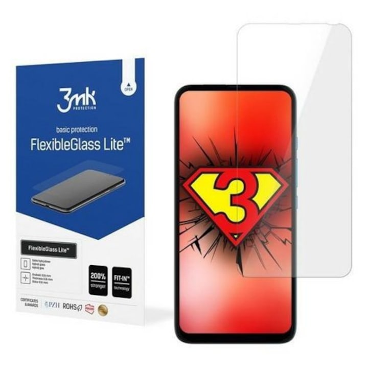 Стъклен Протектор 3MK FlexibleGlass Lite за Xiaomi Black Shark 4 Pro 5G, Прозрачен