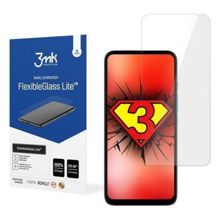 Protector 3MK FlexibleGlass Lite Xiaomi Redmi Note 9T 5G, átlátszó