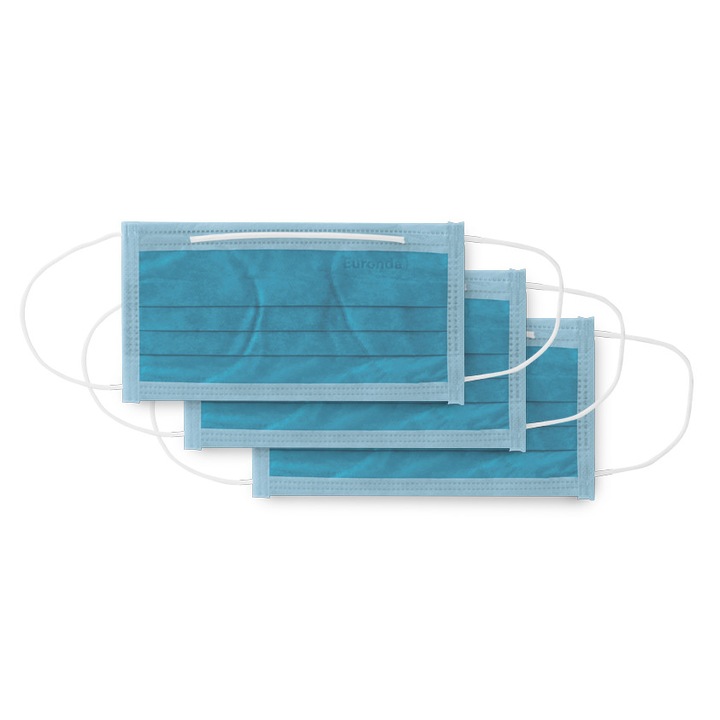 Set 50 bucati Masti medicale Monoart Euronda blue lagoon
