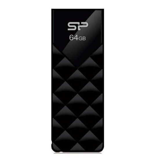 USB Silicon Power Ultima U03 64GB USB 2.0 Negru - SMC00396