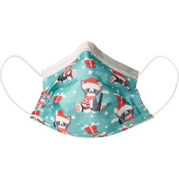 Set 50 bucati Masti faciale, medicale, de unica folosinta, nesterile, pentru copii, Tip II , model pisici Set 50 bucati Masti faciale, medicale, de unica folosinta, nesterile, pentru copii, Tip II , model pisici