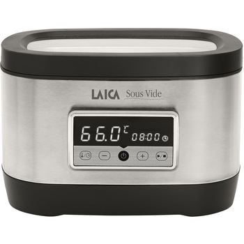 Aparat de gatit Sous Vide Laica SVC200, 700W, 8 litri, display LED, Negru/Inox Aparat de gatit Sous Vide Laica SVC200, 700W, 8 litri, display LED, Negru/Inox