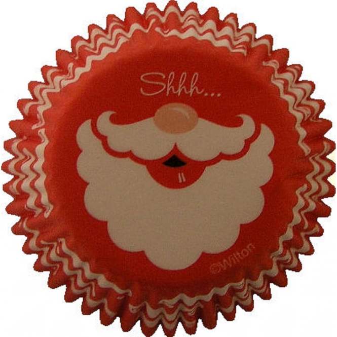 Set hartii briose,mos craciun, Wilton, 75 bucati