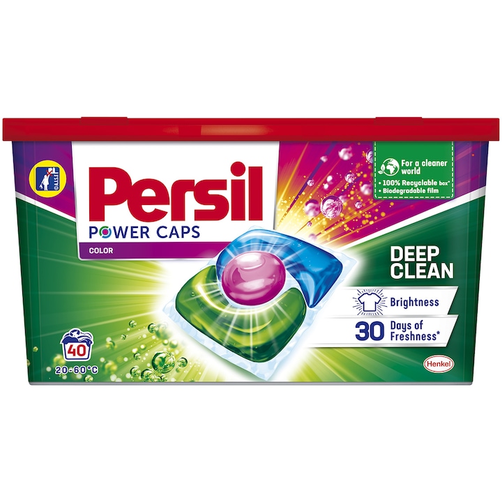 Detergent capsule Persil Power Caps Color, 40 spalari