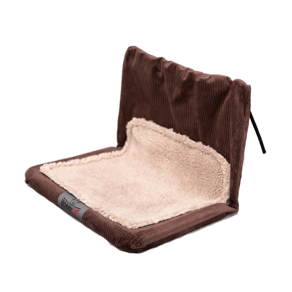 Hamac pe un radiator pentru pisici, HobbyDog, clip triangular, 34x50x10 cm