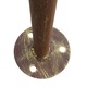 Arcada de gradina, pentru trandafiri, vidaXL, Metal, 6 x 3 x 2,5 m, Maro antichizat
