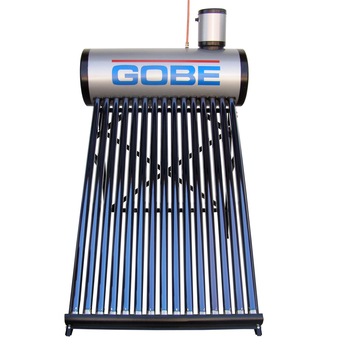 Panou solar cu 20 tuburi vidate pentru preparare apa calda menajera cu rezervor nepresurizat 200 litri GOBE Panou solar cu 20 tuburi vidate pentru preparare apa calda menajera cu rezervor nepresurizat 200 litri GOBE