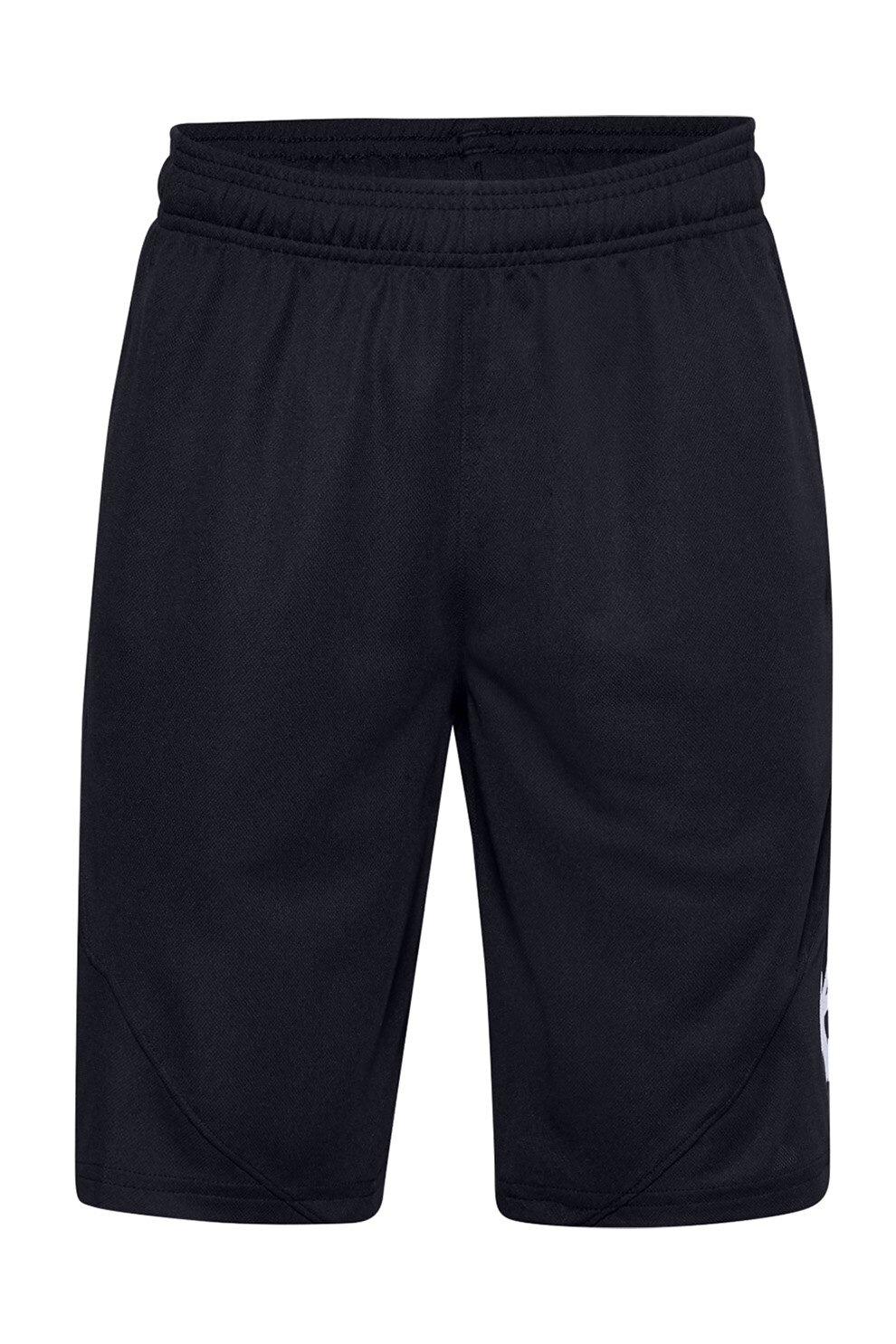 Under Armour, Bermude cu talie elastica Negru/Alb, Negru/Alb