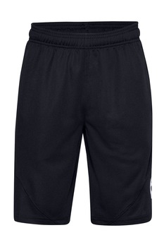Under Armour, Bermude cu talie elastica Negru/Alb, Negru/Alb Under Armour, Bermude cu talie elastica Negru/Alb, Negru/Alb
