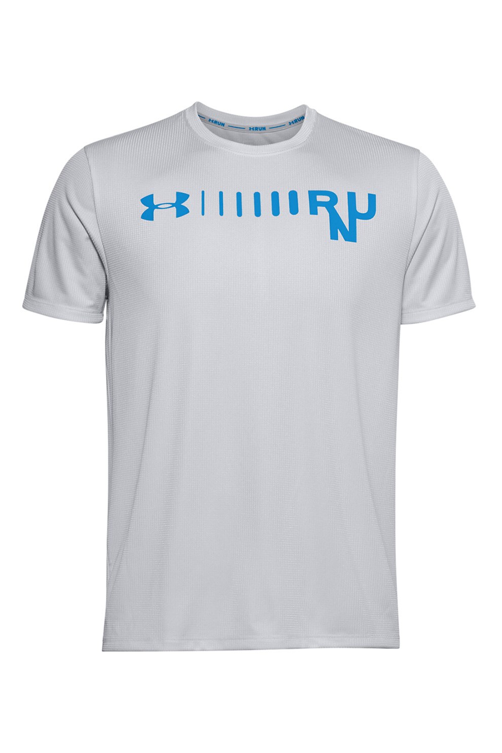 Under Armour, Tricou pentru alergare Speed Stride, Gri deschis/Albastru