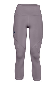 Under Armour, Colanti crop pentru fitness RUSH™, Violet prafuit Under Armour, Colanti crop pentru fitness RUSH™, Violet prafuit