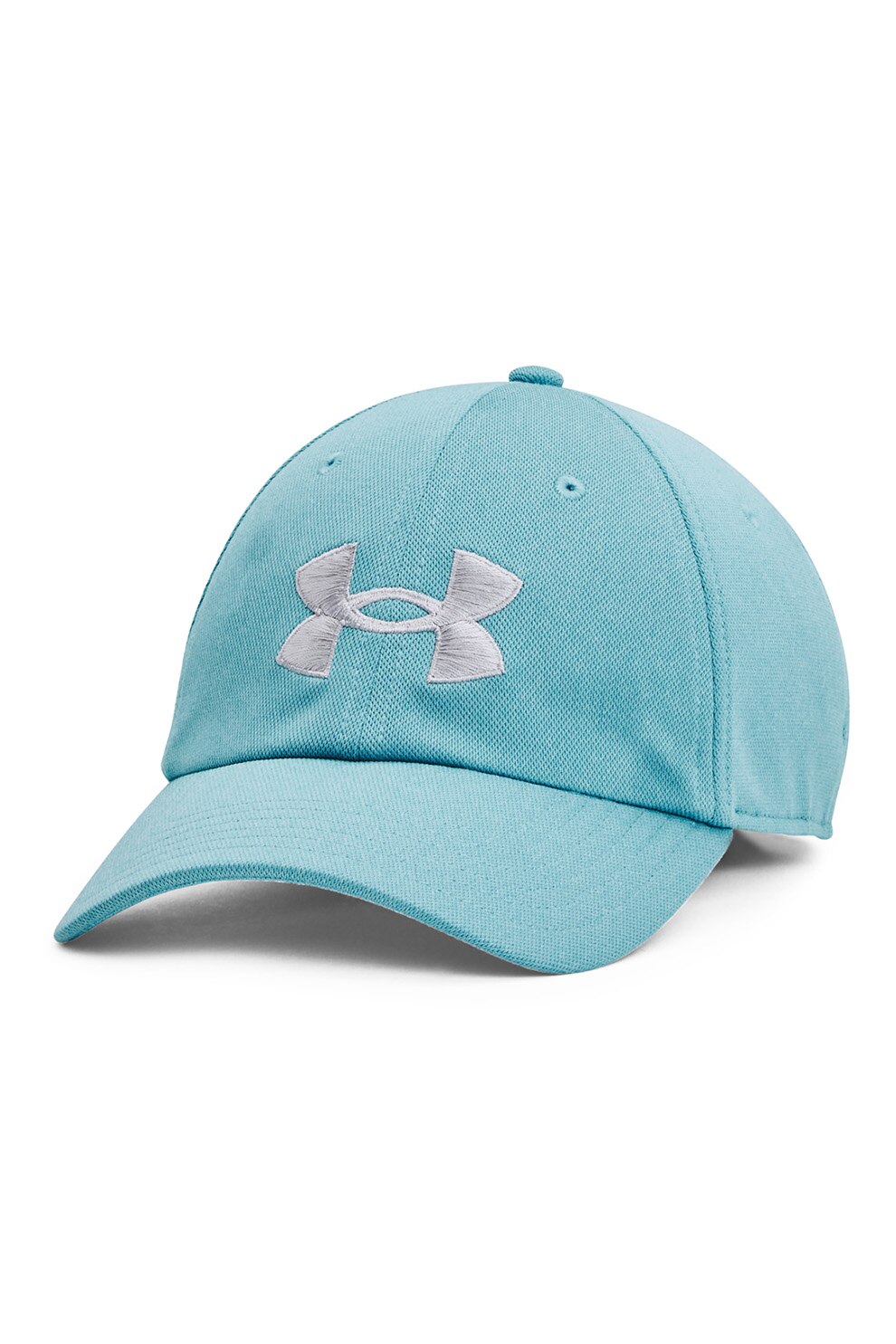 Under Armour, Sapca ajustabila cu logo, pentru antrenament Blitzing, Turcoaz