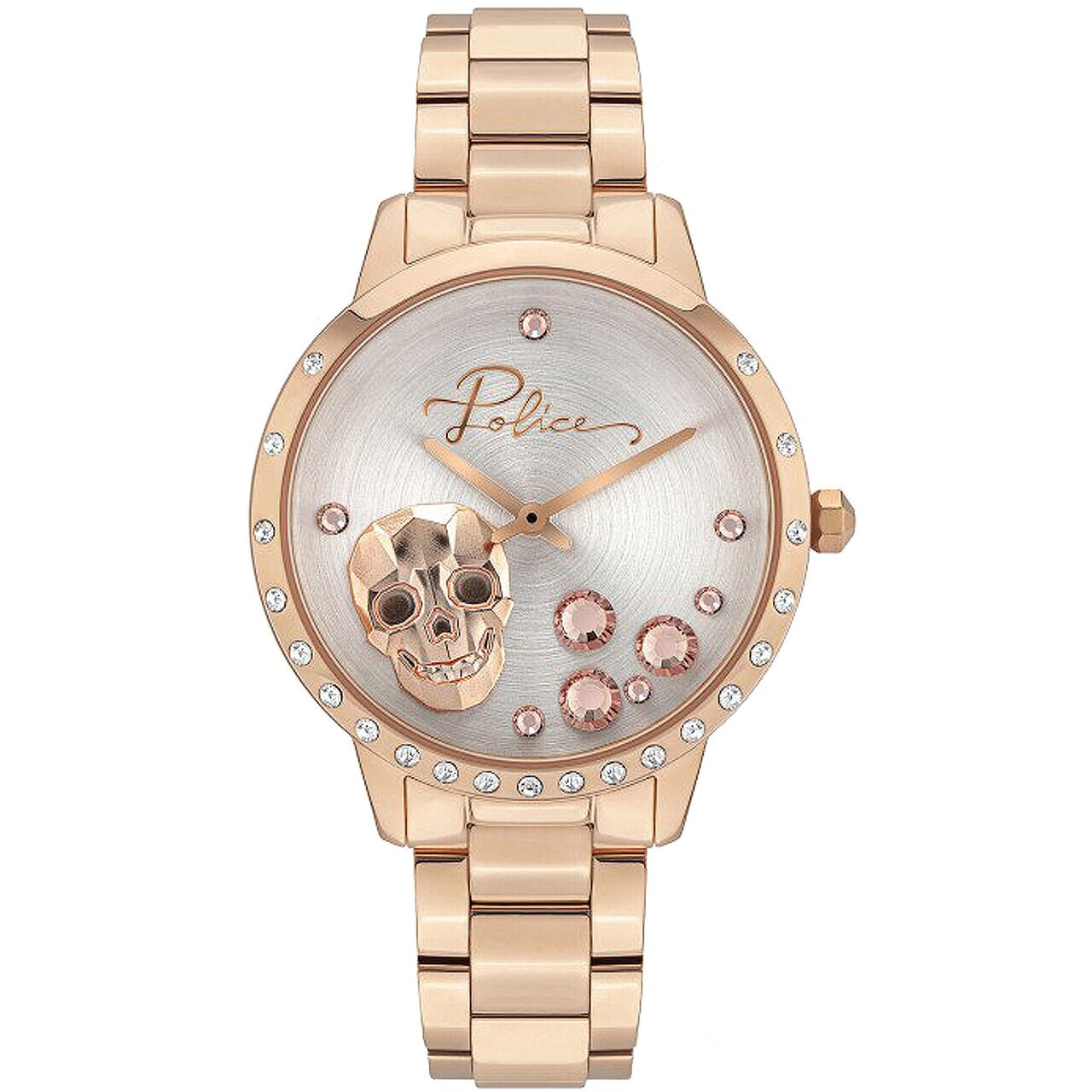 Ceas de dama Police PL16071MSR.04M, Quartz, 36mm, 3ATM, Auriu