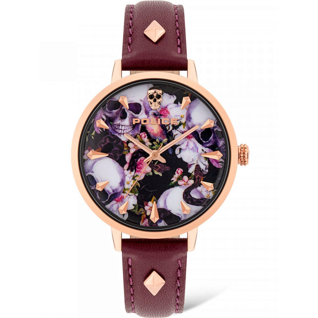 Ceas de dama Police PL16034MSR.02A, Quartz, 36mm, 3ATM, Auriu
