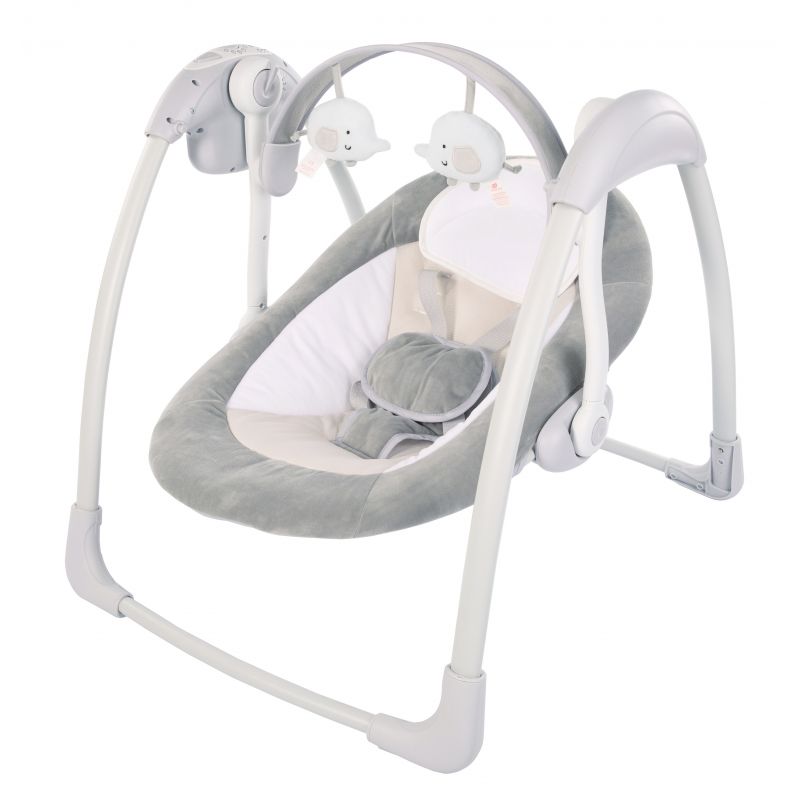 Leagan portabil Dolphy Bo Jungle, 0-9 kg, gri