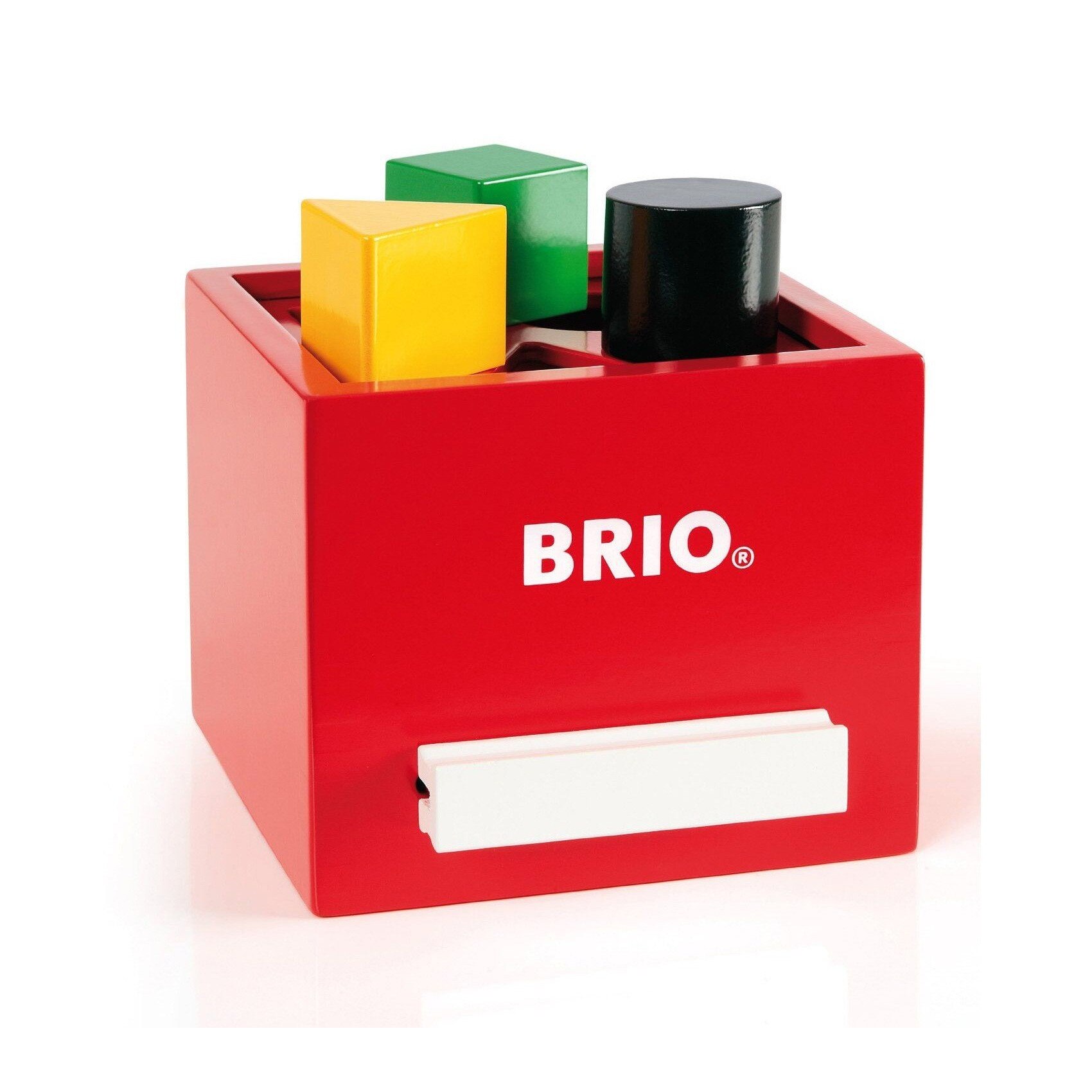 Jucarie Cub interactiv Brio, Caseta de sortare, Rosu