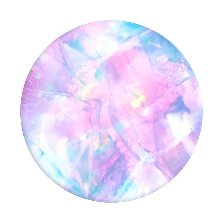 Univerzális telefonra szerelhető támaszték ,Popsockets Basic Crystal Opal ,ujjtámasz