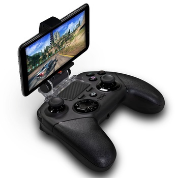 Gamepad EVOLVEO Ptero 4PS Pentru Android, iOS, PS4, PC - Vorbitor, Dual-Vibratii, Lumini, Touchpad, 3.5 mm Jack Gamepad EVOLVEO Ptero 4PS Pentru Android, iOS, PS4, PC - Vorbitor, Dual-Vibratii, Lumini, Touchpad, 3.5 mm Jack
