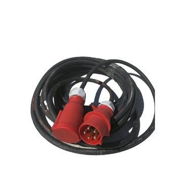Prelungitor 10 m cablu Titanex 5 x 2.5, conector + stecher 5P 16A Prelungitor 10 m cablu Titanex 5 x 2.5, conector + stecher 5P 16A