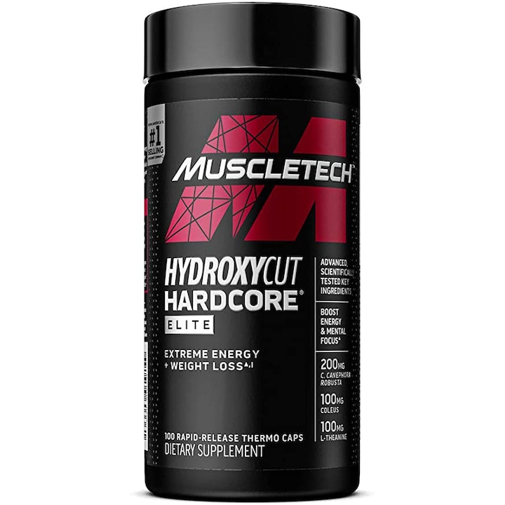 MuscleTech® Hydroxycut Hardcore® Elite, 100 cps