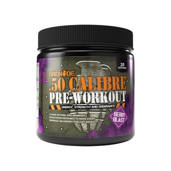 Grenade® .50 Calibre® Pre Workout, Complex pentru Energie, cu Aroma de Fructe de Padure, 232 g Grenade® .50 Calibre® Pre Workout, Complex pentru Energie, cu Aroma de Fructe de Padure, 232 g