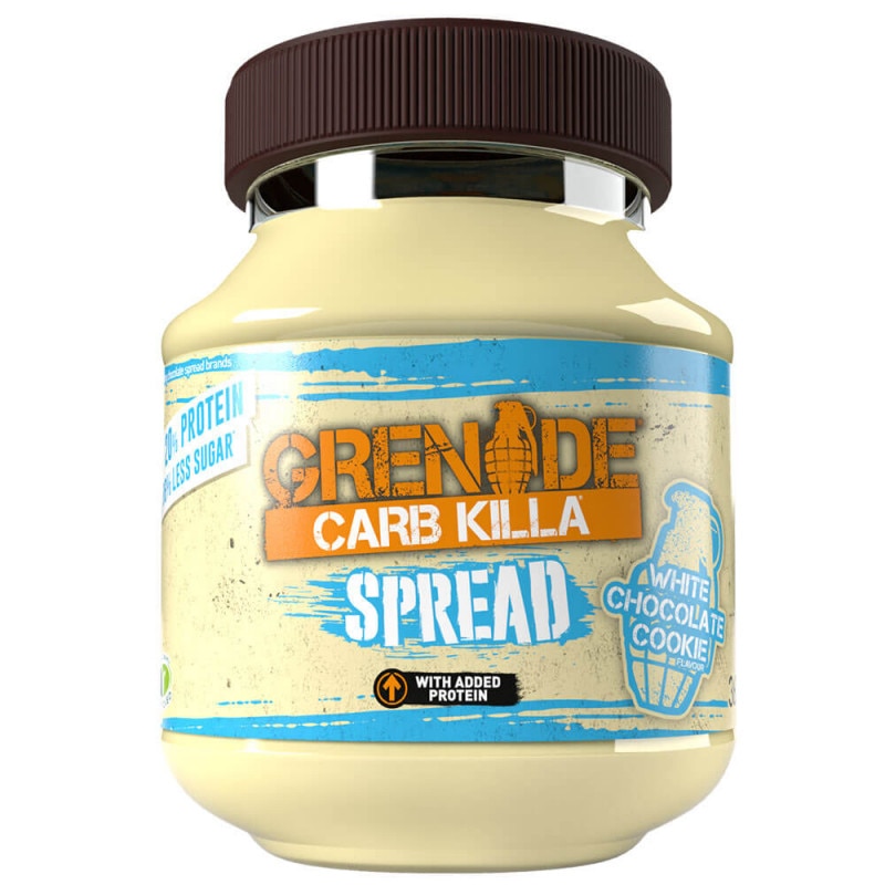 Carb Killa® Protein Spread, Crema Proteica Tartinabila, cu Aroma de Prajitura cu Ciocolata Alba, 360 g