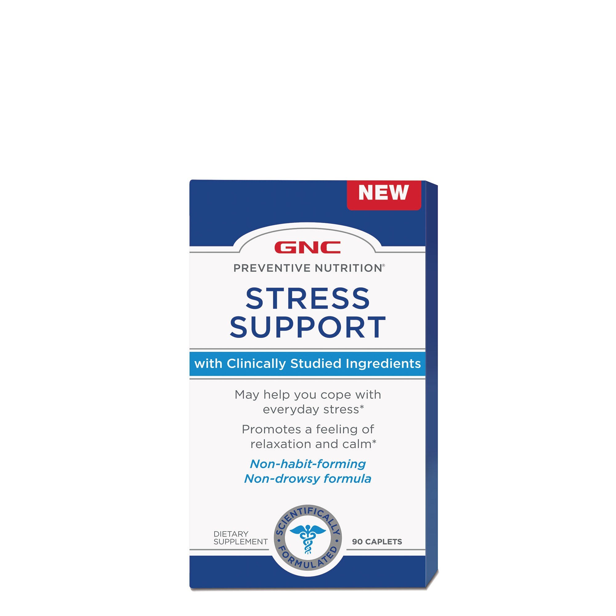 GNC Preventitve Nutrition® Stress Support, 90 tb