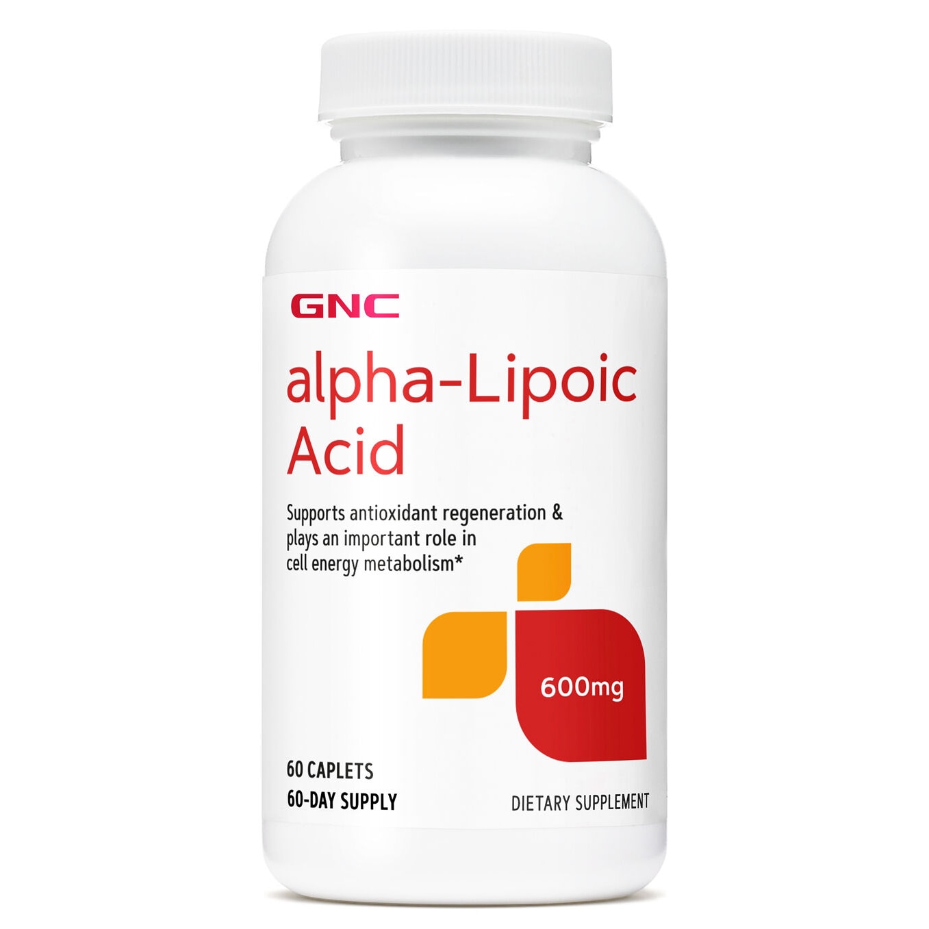 GNC Alpha-Lipoic Acid 600 mg, ALA Acid Alfa Lipoic, 60 tb