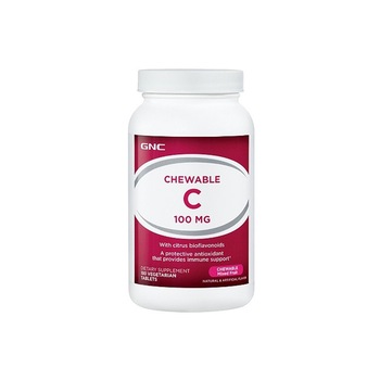 GNC Chewable C 100 mg, Vitamina C Masticabila, 180 tb GNC Chewable C 100 mg, Vitamina C Masticabila, 180 tb