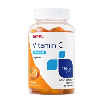 GNC Vitamina C 250 mg, Jeleuri cu Aroma Naturala de Portocale, 120 Jeleuri GNC Vitamina C 250 mg, Jeleuri cu Aroma Naturala de Portocale, 120 Jeleuri