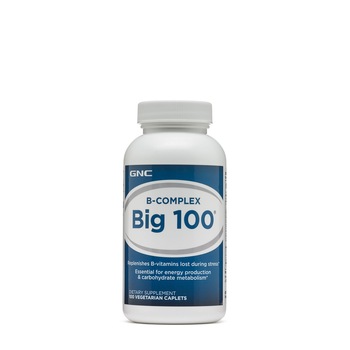 GNC B-Complex Big 100®, Complex de Vitamina B, 100 tb GNC B-Complex Big 100®, Complex de Vitamina B, 100 tb
