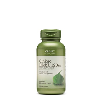 GNC Herbal Plus® Ginkgo Biloba 120 mg, 100 cps GNC Herbal Plus® Ginkgo Biloba 120 mg, 100 cps