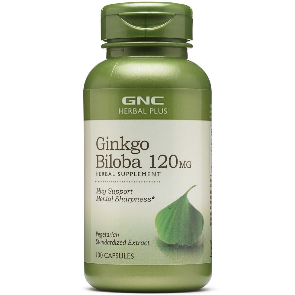 GNC Herbal Plus® Ginkgo Biloba 120 mg, 100 cps