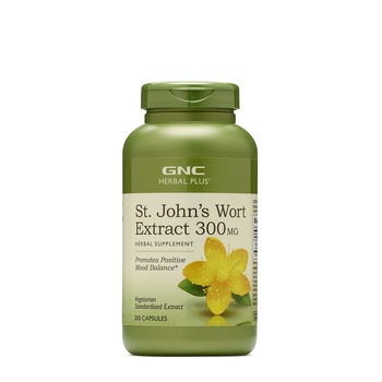 GNC Herbal Plus® St. John’s Wort, Extract Standardizat de Sunatoare 300 mg, 200 cps GNC Herbal Plus® St. John’s Wort, Extract Standardizat de Sunatoare 300 mg, 200 cps