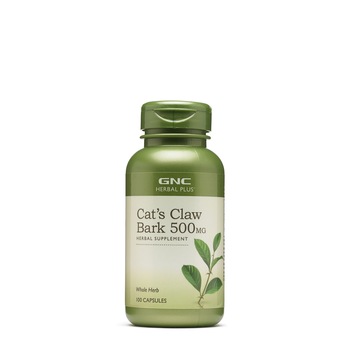 GNC Herbal Plus® Cat's Claw Bark 500mg, Gheara Matei, 100 cps GNC Herbal Plus® Cat's Claw Bark 500mg, Gheara Matei, 100 cps