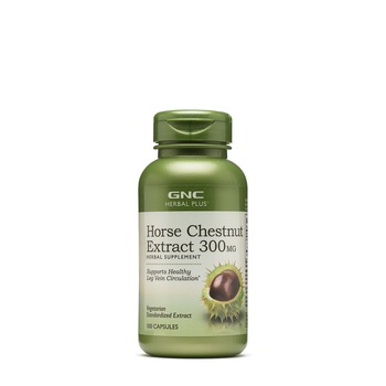 GNC Herbal Plus® Horse Chestnut 300 mg, Extract Standardizat de Castan Salbatic, 100 cps GNC Herbal Plus® Horse Chestnut 300 mg, Extract Standardizat de Castan Salbatic, 100 cps