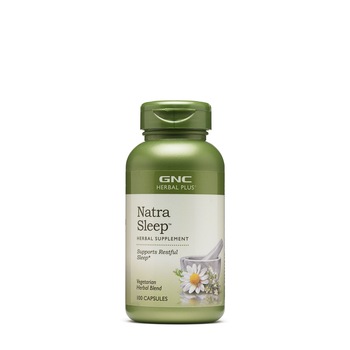 GNC Herbal Plus® Natra Sleep™, Formula Pentru Un Somn Odihnitor, 100 cps GNC Herbal Plus® Natra Sleep™, Formula Pentru Un Somn Odihnitor, 100 cps