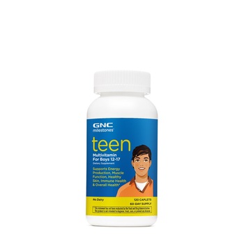 GNC Milestones® Teen Multivitamin For Boys 12-17, Multivitamine Pentru Baieti Adolescenti, 120 tb GNC Milestones® Teen Multivitamin For Boys 12-17, Multivitamine Pentru Baieti Adolescenti, 120 tb