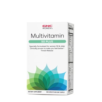GNC Women's 50 Plus, Multivitamine si Minerale Pentru Femei, 120 Cps GNC Women's 50 Plus, Multivitamine si Minerale Pentru Femei, 120 Cps