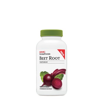 GNC SuperFoods Beet Root, Radacina de Sfecla Rosie, 90 cps GNC SuperFoods Beet Root, Radacina de Sfecla Rosie, 90 cps